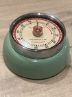 Dulton Co  Ltd  55 Minute Round Timer Mint Green Magnetic Base Retro Design