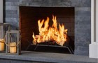 27 In  Black Steel Fireplace Grate