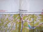 Wwii Us Army Map Of Verona Italy Sheet L 32 9 1943 Dated With Unit Markings