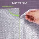 100 Feet Bubble Cushioning Wrap Roll Small Bubble 12  Wide Perforated Every 12 