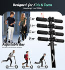 Adjustable Kick Scooter For Adults Teens Kid Foldable Scooter 7 9in Big Wheels