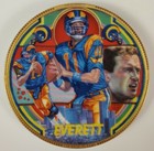 1991 Sports Impressions 4  Plate - Jim Everett Nfl Superstar Plate La Rams Ex 