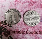 St  Barbara - Prayer To Saint Barbara - Pocket Coin 