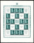 Croatia Scott   B29a - B30a 1943 Pavelich Sheets Mint Vf Og Never Hinged