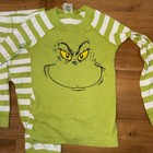 Hanna Andersson Pajamas Kids Unisex Grinch Themed Long Sleeve Size 8 Matching