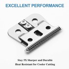 Andis 2 Pack T Blade For T Outliner   Gtx Trimmer - Replacement Sliver Steel Bla