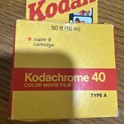 Kodak Kodachrome 40 Sound Color Movie Film Type A Super 8 Cartridge 1990 Sealed