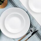 16 Pieces Vitrelle Livingware Dinnerware Set Frost  White