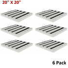 20 x20  Commercial Hood Filters 6 Pack Stainless Steel Hood Grease Filter Baffle