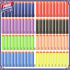 100pcs Soft Refill Bullets Darts Round Head 7 2cm For Nerf N-strike Toy Gun Kids