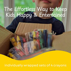 Bulk Crayons 75 Individually Wrapped 4-packs Non-toxic 4 Assorted Colors