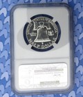 1955 Ngc Pf 68 Franklin Silver Half Dollar  Proof 68 Usa Silver 50c  Semi Key