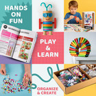 Kids Craft Kit Supplies With 3000  Pieces For Ages 3 To 12 Creativity Art Set