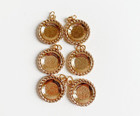 Vintage Designer Cc Button Stamped   6 Pc Bundlec