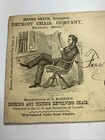 1876 Detroit Michigan Chair Advertising Postal Cover  3 Cent Stamp Cancel