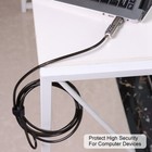 4 Digital Password Laptop Cable Lock Anti Theft Security For Computer
