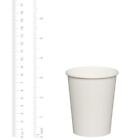 8 Oz  100 Pack Paper Hot Cups Coffee Cups White