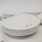 Lot Of 4 Tp   link Deco M9 Plus Ac2200 Mesh Wi   fi Units W psus Bundle Power On