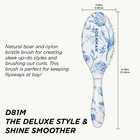 Denman Boar Bristle Hair Brush     Smoothing   Shine Enhancing For Slick Back Styl