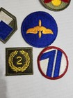 Lot Of  6  Vintage U s Army Patches   Nice Condition