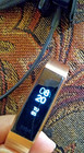 Fitbit Alta Hr Fitness Activity Tracker Heart Rate Monitor Fb408   2 Gold Bands