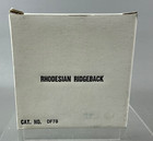 Rhodesian Ridgeback Dog Figurine -df78 - Conversation Concepts  Inc W  Tag   Box