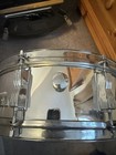 Vintage Ludwig L 600 5 X 14 Snare Drum Blue   Olive Badge Usa