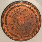 New York Merchant Ny 969 Ngc Ms-65 Rb - Woodgate   Co  Brandies  Wines   Gins