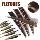 12 30 50 100pc 5 archery Arrow Feather Fletches Right Left Wings   Fletching Diy