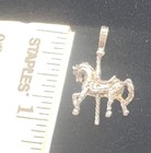 Vintage Sterling Silver Carousel Horse Merry-go-round Pendant
