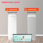 Diaper Pail Refills Bags With 30 Bags Compatible With Genie Easy Roll Signature