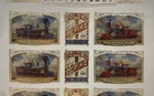 Usps Transcontinental Railroad 150th Anniversary Forever Stamp Sheet Framed