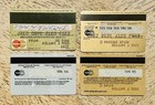 Vintage Obsolete Charge Credit Card Master Cards 80   s 90   s Military Officers