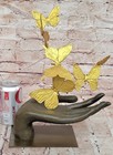 Bronze Butterfly Swarm Sculpture Signed Milo Home Office Decor Art Statue