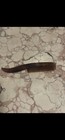 Vintage Tortoise Shell Mustache Comb With Initials Amk Sterling Silver Plaque
