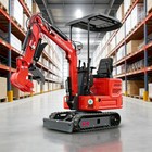 1 4 Ton Mini Excavator Tracked Diggers With Kubota Diesel Engine Free Unloading
