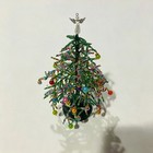 Diy Beaded Christmas Tree Craft Kit With Led Lights Tabletop Ornament Decor