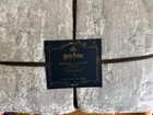New Pottery Barn Teen Harry Potter Magical Velvet Full queen Quilt  faint Gray 