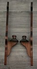 Pair Of Vtg Large Wood Wall Mount Candle Holders Sconces Mcm 24  Long