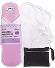 Organic Reusable Cotton Cloth Pads - Soft Menstrual Sanitary Napkins  Machine Wa
