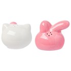 Sanrio Hello Kitty And My Melody Ceramic Salt And Pepper Shaker Set