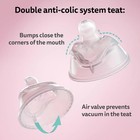 Herobility Double Anti-colic Baby Bottles     12 Fl Oz 340ml     4-pack     Multicolor