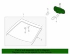Genuine Gm 2011-2014 Cadillac Cts Interior Rear View Mirror And Camera 13584895