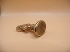 Vintage Mid-century Goldtone Initial  z  Sealing Wax Stamp Seal