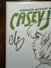 Tmnt Casey Jones  1 Cover C April O   neil Sketch Signed By Escorza Bros W coa