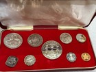 1970 Bahamas Silver Proof Set 2 872 Actual Silver Weight   9 Coins Ogp coa