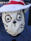 Rare Vintage Halloween Dr  Suess 1997 Cat In The Hat Adult Mask Official Rubber