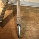 Vintage Sterling Silver Mechanical Telescoping Ruler Pencil Germany Lead Case