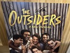 The Outsiders Musical Signed X12 Obc Broadway Cast Members Poster Window Card