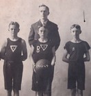 Vintage Photo - Ymca Boys  Basketball Team - 1903 - Rare - Gay Interest